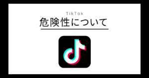 TikTok 危険性